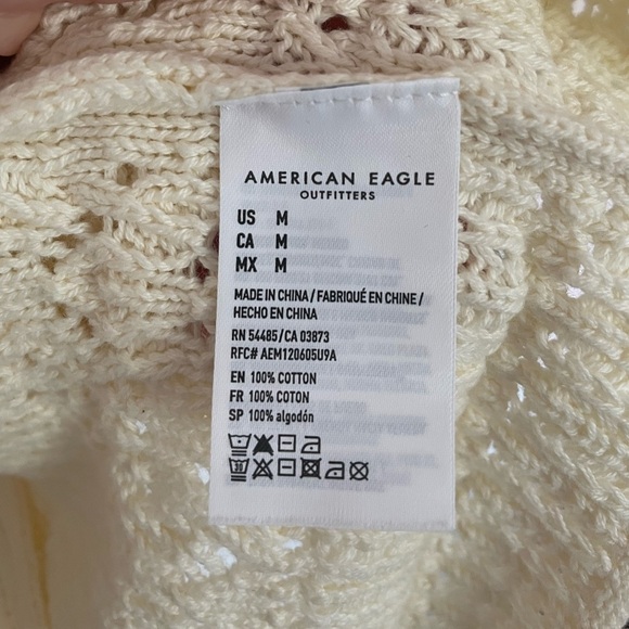 American Eagle Knit Slit Midi Skirt, Cotton, medium - Picture 6 of 9